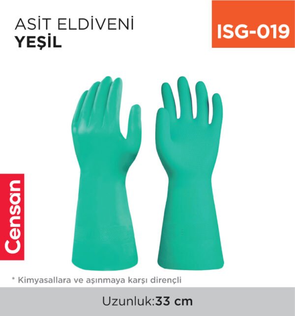 ASİT ELDİVENİ YEŞİL