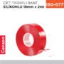 ÇİFT TARAFLI BANT SİLİKONLU 18 MM*2 MT