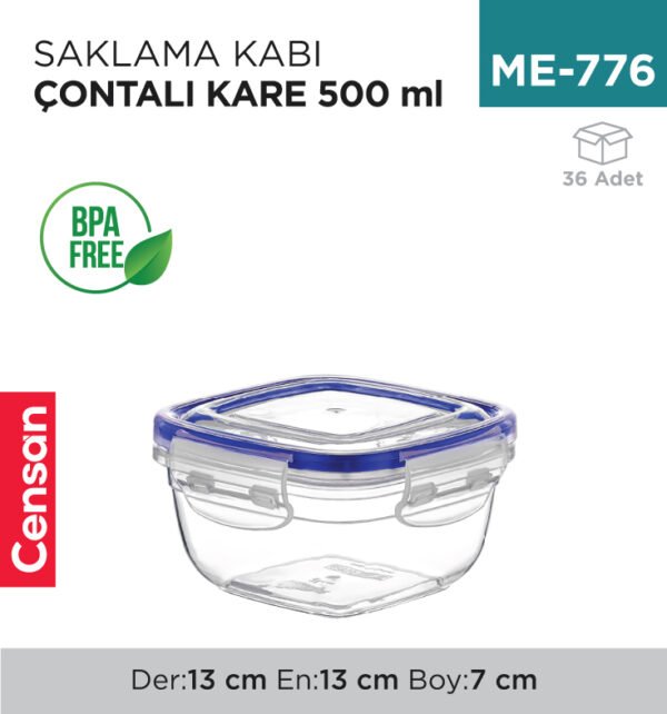 CONTALI KARE SAKLAMA KABI MASTER 500 ML (30802)