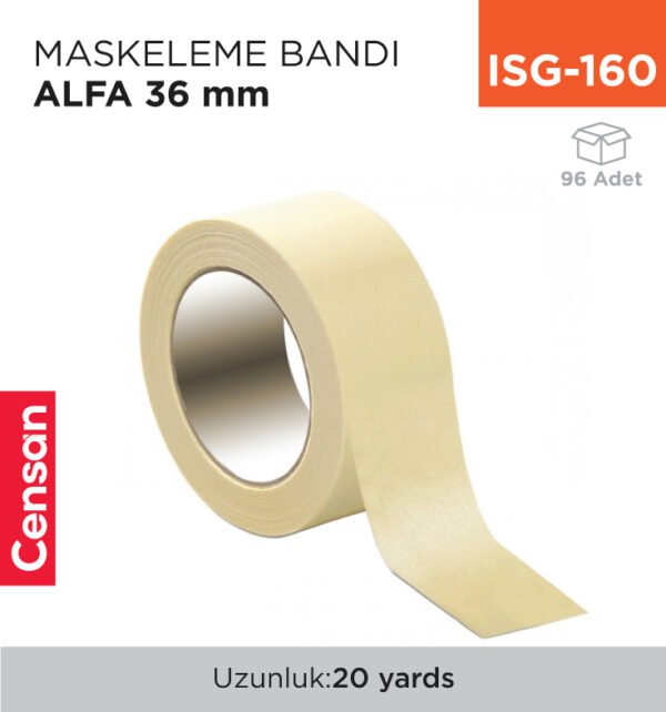 MASKELEME BANDI ALFA 36 MM * 20 YDS (AB225)