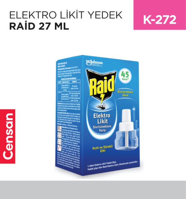 RAİD ELEKTRO LİKİT YEDEK  45 GECE